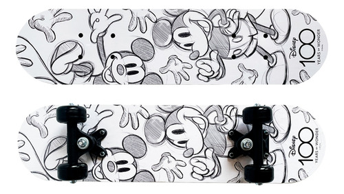 Patineta Para Pricipiantes Mickey Mouse Color de las ruedas Negro