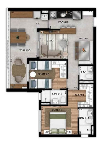 Imagem 9 de 12 de Apartamento À Venda No Bairro Saúde - São Paulo/sp - O-5178-12813
