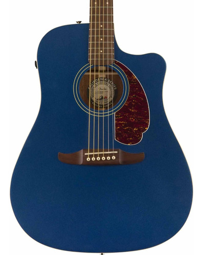 Guitarra Electroacústica Fender Redondo Player Lpb Azul