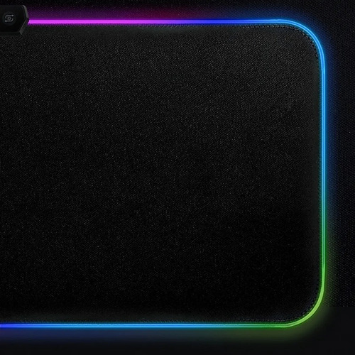 Imagen 5 de 5 de Mouse Pad Alfombra 7 Colores Led Rgb 80x30cm