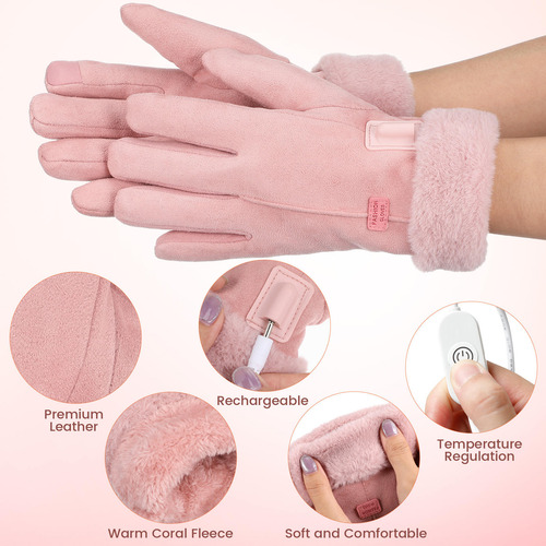 1 Juego De Guantes Térmicos Usb, Guantes Térmicos Para Mujer