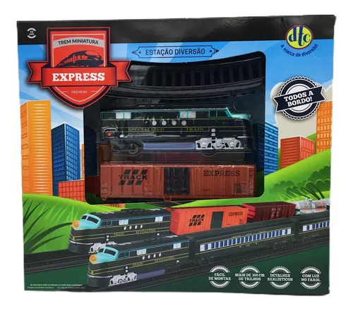 Brinquedo Trem Miniatura Express Premium DTC 4163