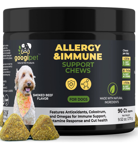 Googipet - Masticables Para Aliviar La Alergia De Los Perros