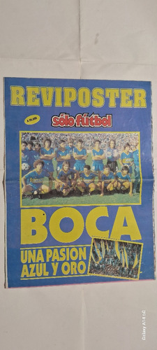 Revipóster Sólo Fútbol Boca 1991