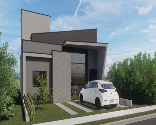 Imagem 3 de 7 de Casa 108m² 3 Dormitórios 1 Suíte Condomínio Terras De São Francisco Sorocaba - Ca00913 - 69784032