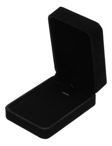 Caja Regalo Clasica Terciopelo Para Collar Colgante Negro