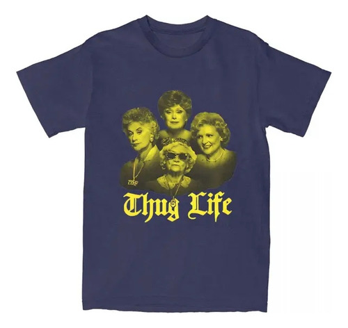 Camiseta De Algodón Con Estampado Gráfico Thug Life