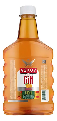 Gin Askov Cocktail De Laranja 500ml