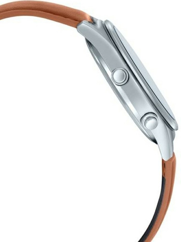 Reloj Casio Modelo Mtp-vc01 Caratula Blanca Piel