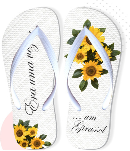 Chinelo Sandalia Girassol Pronta Entrega Envio Imediato