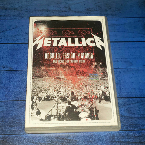 Metallica Orgullo, Pasión Y Gloria Dvd Arg Maceo-disqueria