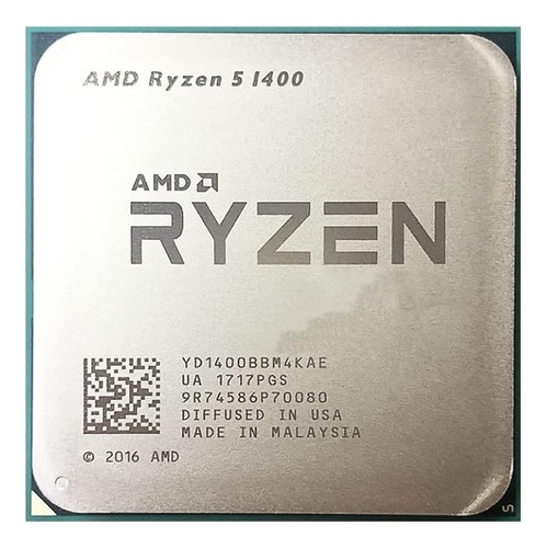 Amd Ryzen 5 1400 Am4 3.4ghz 10mb  4 Core 8 Hilos Nuevo Oem