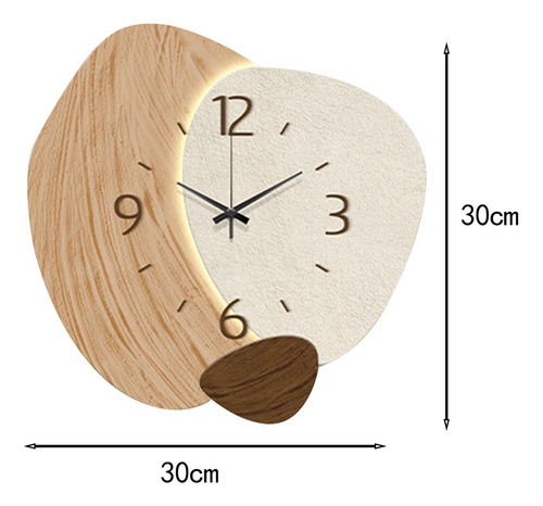 Dsv Reloj De Pared Silencioso, Reloj De Pared Para Marrón