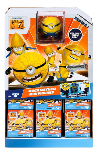 Mega Minions Mi Villano Fav 12 Mini Figura Sorpresa 2.5cm