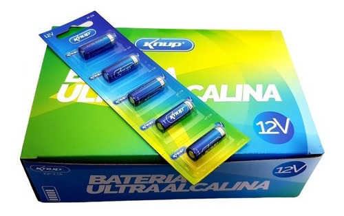 Kit 100 Bateria Pilha Alcalina 12v A23 Knup Com Nota Fiscal