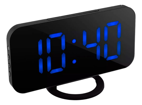 Reloj Despertador Digital Electrónico Led Alarma Usb Dual