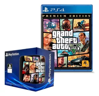 Grand Theft Auto V Premium Playstation 4 Gta V Y Taza 1