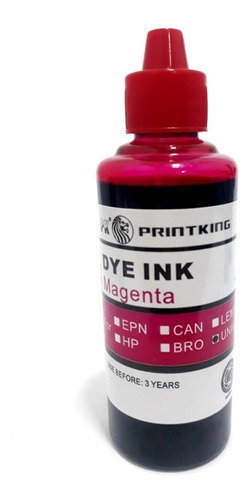 Tinta Universal Impresoras Inyección Magenta Rojo Marcas