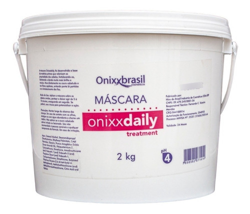 Máscara Daily 2kg Finalização E Hidratação OnixxBrasil