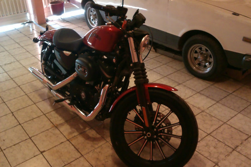 Harley Davidson Iron 883 2013 Candy Orange
