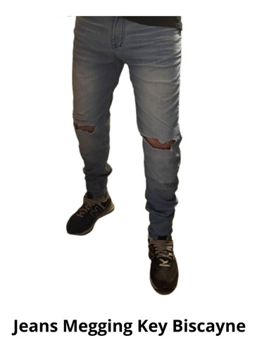 Jeans Hombre Megging Key Biscayne Celeste Poco Uso