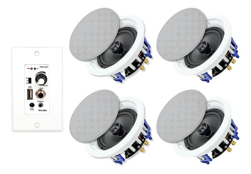 5.25 Pulgadas   Altavoces De Techo Max 600w 2way Flush ...