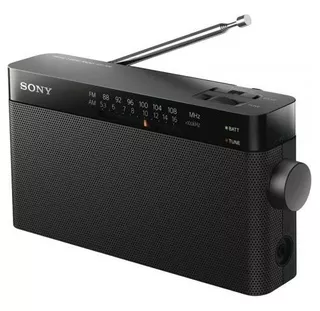 Rádio Portátil Analógico Sony Icf-306 Fm/am