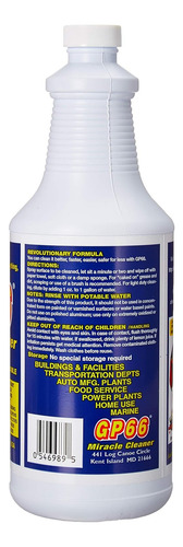 Limpiador Green Miracle De Gran Tamaño (32 Oz). Potente Limp