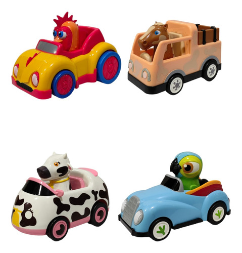 La Granja De Zenon Coches De Juguete Para Niños, 4 Pcs