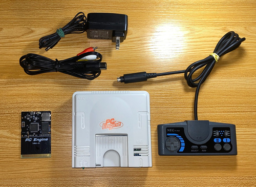 Pc Engine Blanco Con Control, Cables Y Turboeverdrive