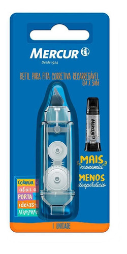 Refil Corretivo Fita 6m 12 Blister Mercur