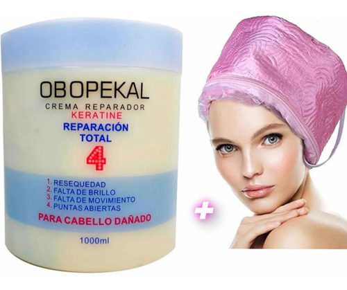 Crema Reparación Profunda Total 4 Obopekal + Gorro Térmico