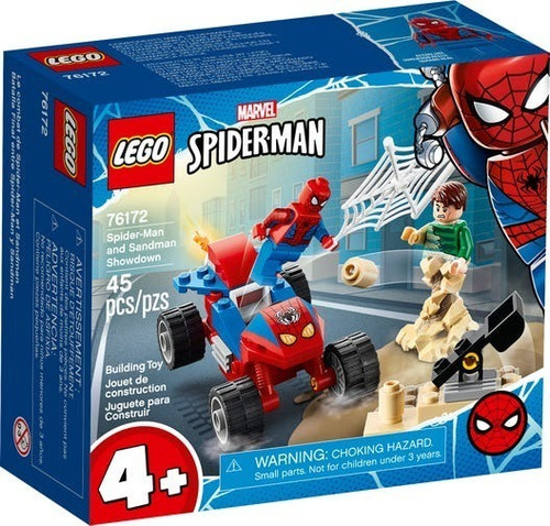 Lego Marvel Confronto Homem Aranha Vs Homem Areia 76172