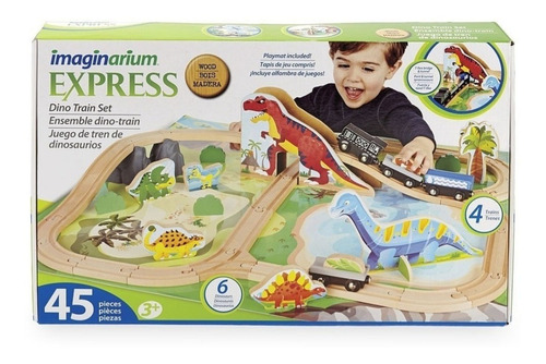 Set Juego De Tren Dinosaurios Imaginarium Express F1