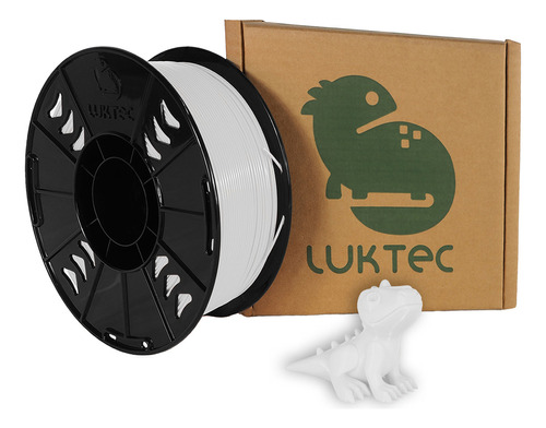 1kg Filamento Pla Impresión 3d 1.75mm Luktec Calidad Premium Color Blanco