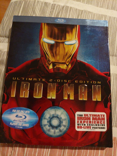 Ironman 1 & 2 Bluray Original  Como Nuevas $ 25.000