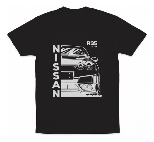 Playera Carro Nissan Gtr R35 Fireskull Original