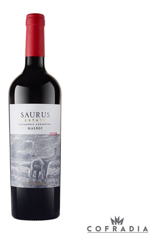 Vino Saurus Malbec X 750 Ml Familia Schroeder