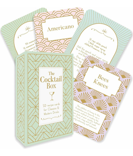 The Cocktail Box 50 Recipe Cards Classic & Modern Cocktails