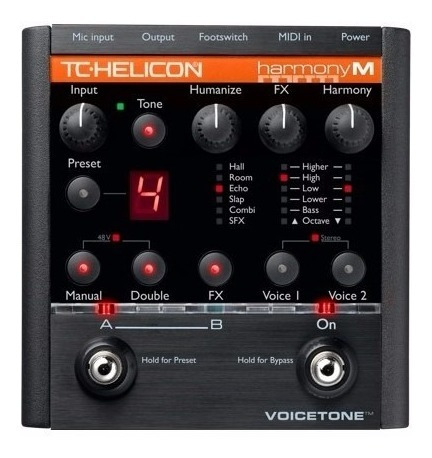 Procesador De Voz Tc Electronic Mod. Voice Tone Harmony M