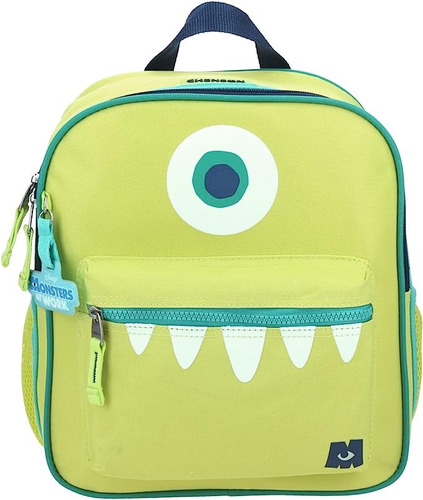 Mochila Chica Preescolar Kinder Chenson Original Monsters At Work University Inc Mike Wasowski Sulley Disney Pixar Boo Brilla En La Oscuridad