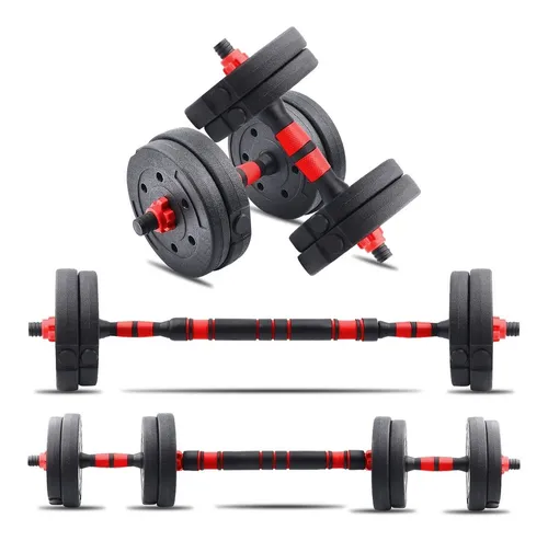 Mancuernas de metal 15KG 20 KG Mancuernas ajustables Pesas Gimnasio Juego  de Mancuernas cromada