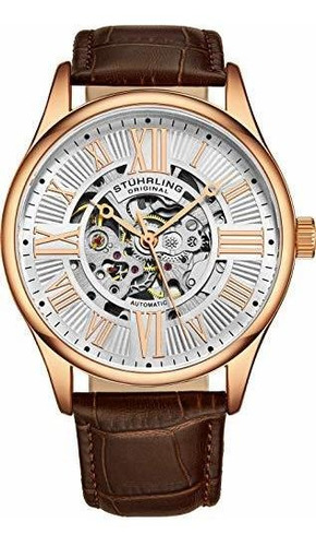 Reloj De Ra - Stuhrling Original Mens Atrium Skeleton Automa