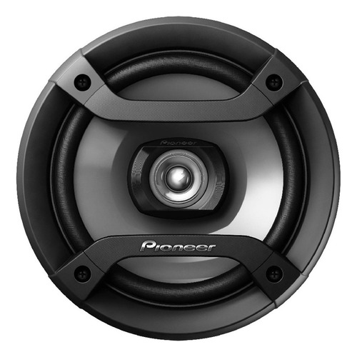 Bocina tipo parlante Pioneer TS-F1634R para auto/camioneta color negro de 4Ω 6" x 6" x 6.5 " x 2 unidades 