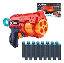 Comprar Pistola Lanza Dardos Zuru X-shot Excel Fury 4 Revolver 6886