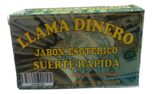 Jabón Esoterico (suerte Rápida Llama Dinero) Pack 2 Unid.