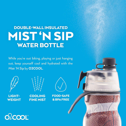 Botella De Agua O2cool Mist 'n Sip Misting 2 En 1...