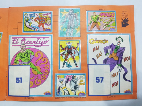 Imagen 7 de 10 de Antiguo Álbum Figuritas Súper Amigos Cromy Faltan Mag 58824