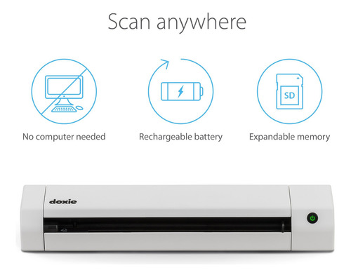 Doxie Go Se Wi Fi The Smarter Wi Fi Scanner With Recharg