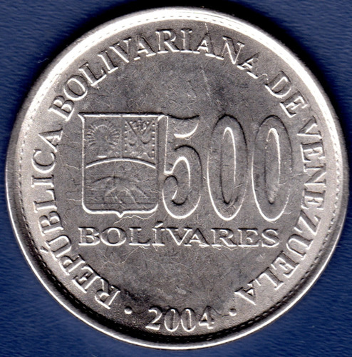500 Bolívares Del Año 2004 Moneda De Venezuela